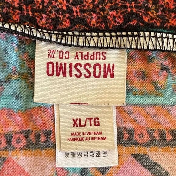 Mossimo Supply & Co Bohemian Aztec Tribal Festivals Multicolor Maxi Women’s Skir - Picture 7 of 10